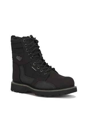 Harley Davidson Erkek Bot 025M100648 Black // Nubuk