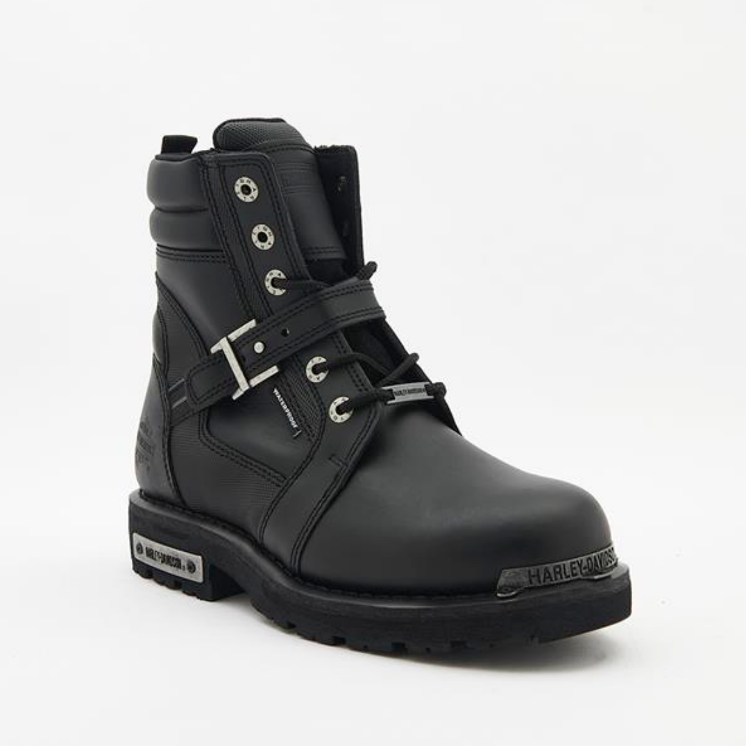 Harley Davidson Erkek Bot 025M100726 Black // Deri