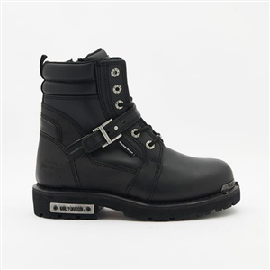 Harley Davidson Erkek Bot 025M100726 Black // Deri