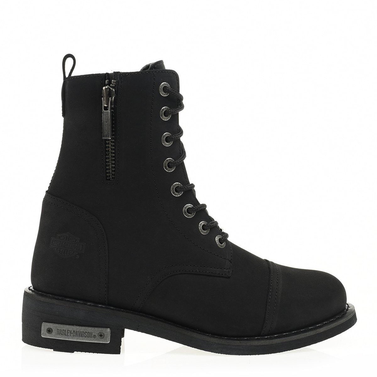 Harley Davidson Erkek Bot 025M100727 Black // Nubuk
