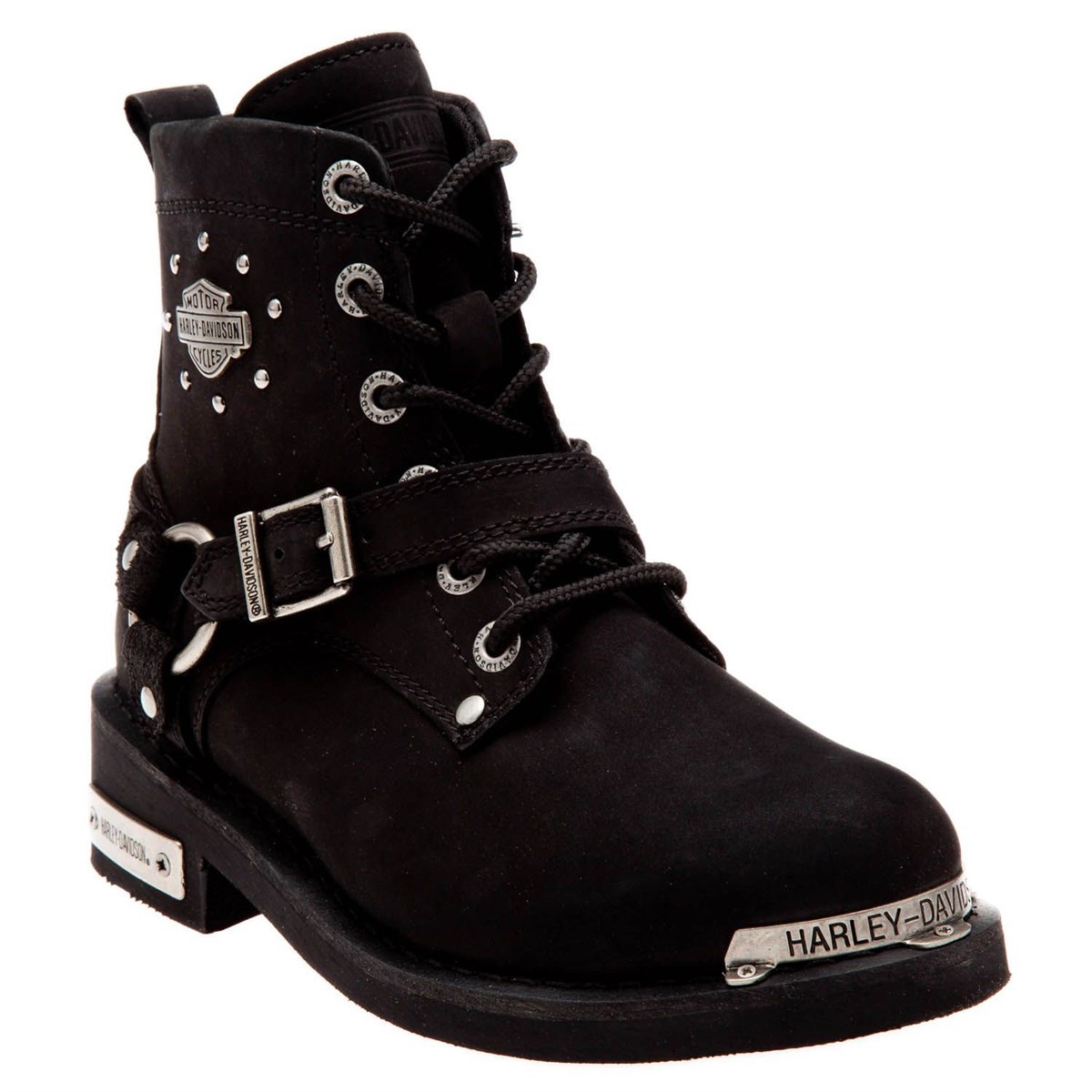 Harley Davidson Kadın Bot 025Z100423 Black // Nubuk