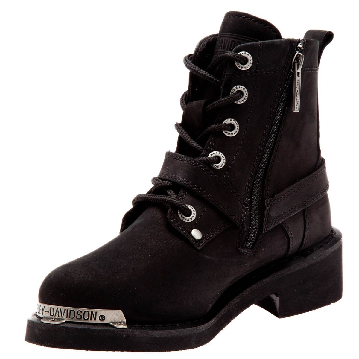 Harley Davidson Kadın Bot 025Z100423 Black // Nubuk