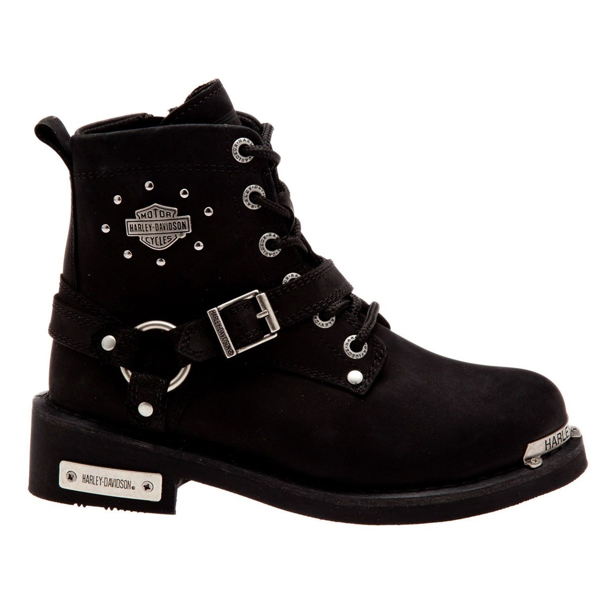 Harley Davidson Kadın Bot 025Z100423 Black // Nubuk