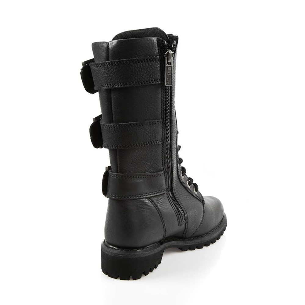 Harley Davidson Kadın Çizme 025Z100430 Black // Baskılı Deri