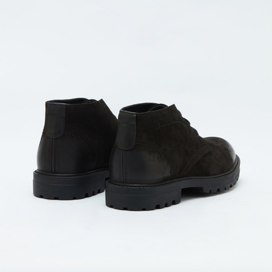 Hush Puppies Erkek Bot 031M101769 Black // Nubuk