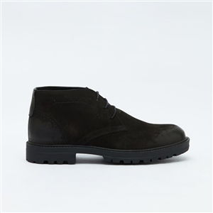 Hush Puppies Erkek Bot 031M101769 Black // Nubuk