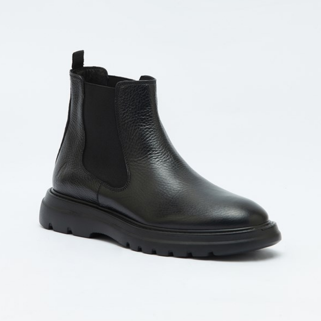 Hush Puppies Erkek Bot 031M101773 Black // Deri