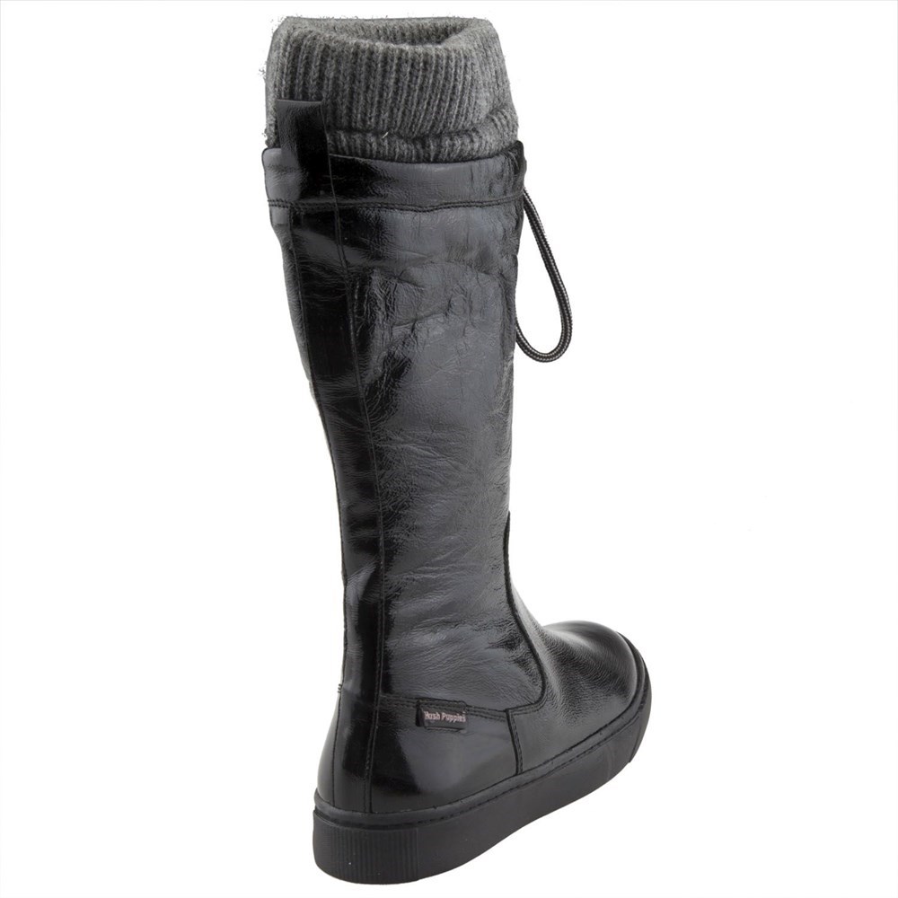 Hush Puppies Kadın Çizme 031Z101805 Bordeaux // Rugan Deri