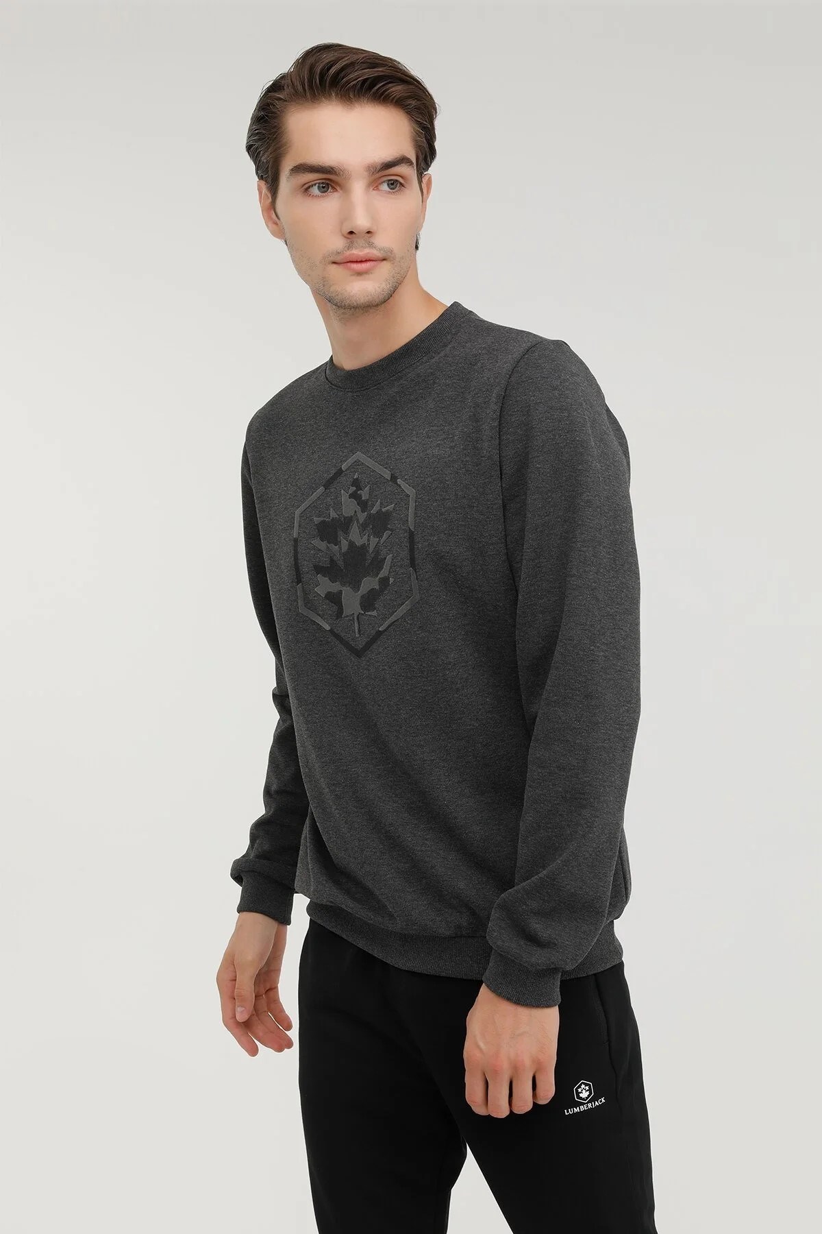 Lumberjack Erkek S-Shirt 100002613 Antrasit