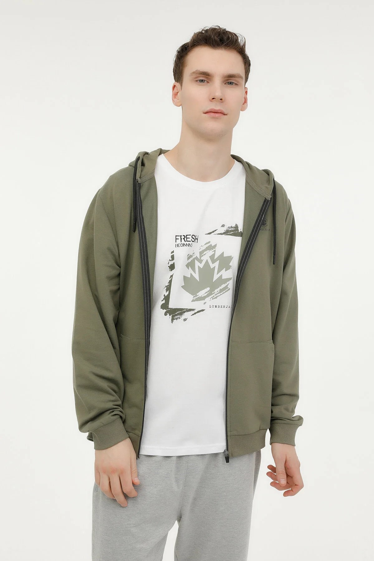 Lumberjack Erkek S-Shirt 100002668 Haki