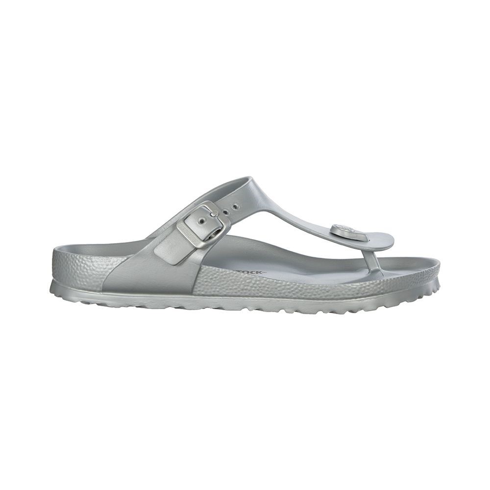 Birkenstock Kadın Terlik 1001506 Metallıc Sılver