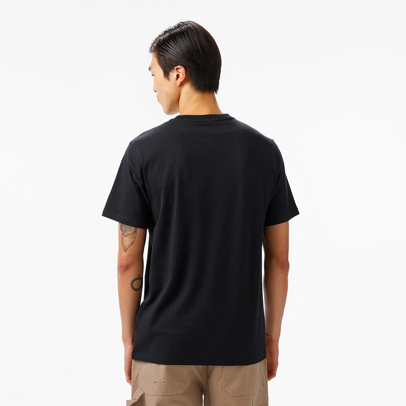 Converse Erkek T-Shirt 10027994 Black/Egret/Unıversıty Red