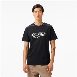 Converse Erkek T-Shirt 10027994 Black/Egret/Unıversıty Red