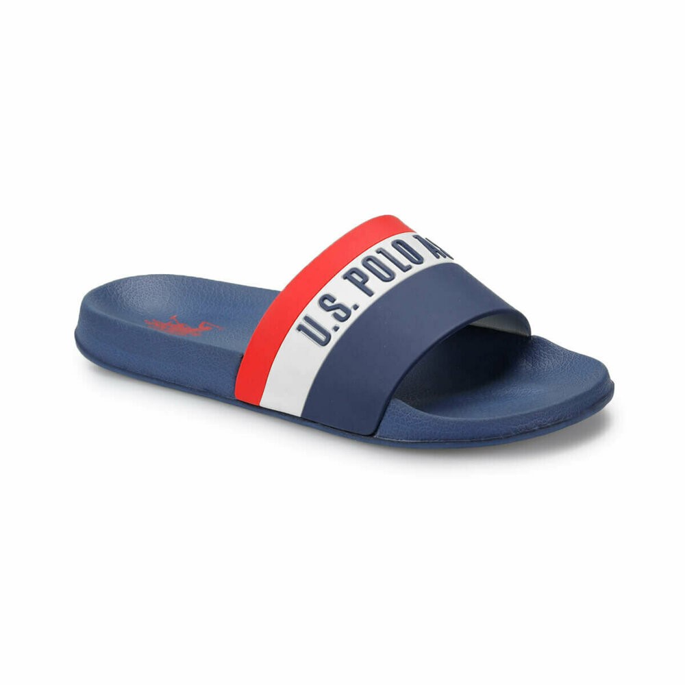 U.S Polo Erkek Terlik 100371470 Lacı/Beyaz