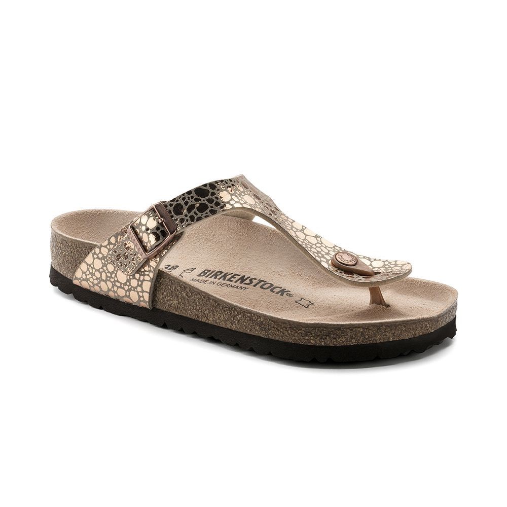 Birkenstock Kadın Terlik 1005674 Metallıc Stones Copper