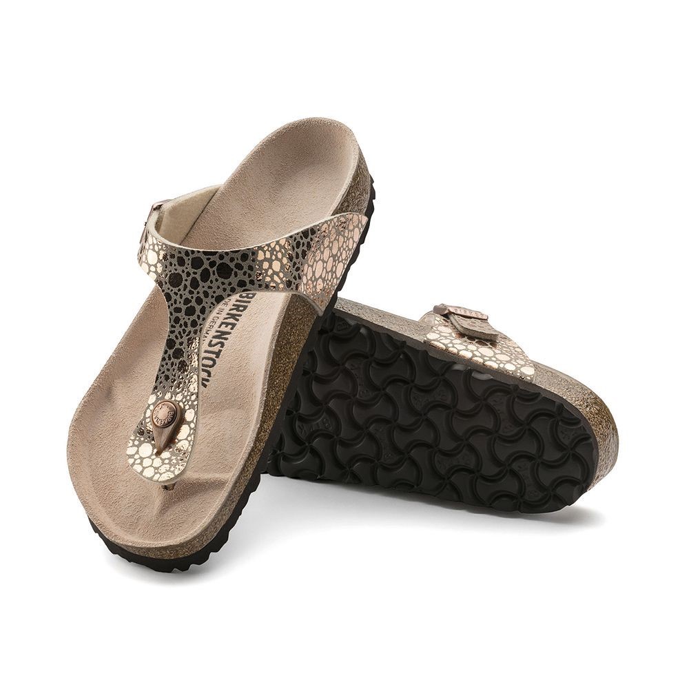 Birkenstock Kadın Terlik 1005674 Metallıc Stones Copper