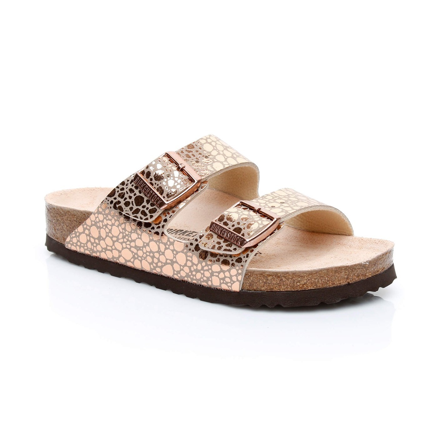 Birkenstock Kadın Terlik 1006685 Metallıc Stones Copper
