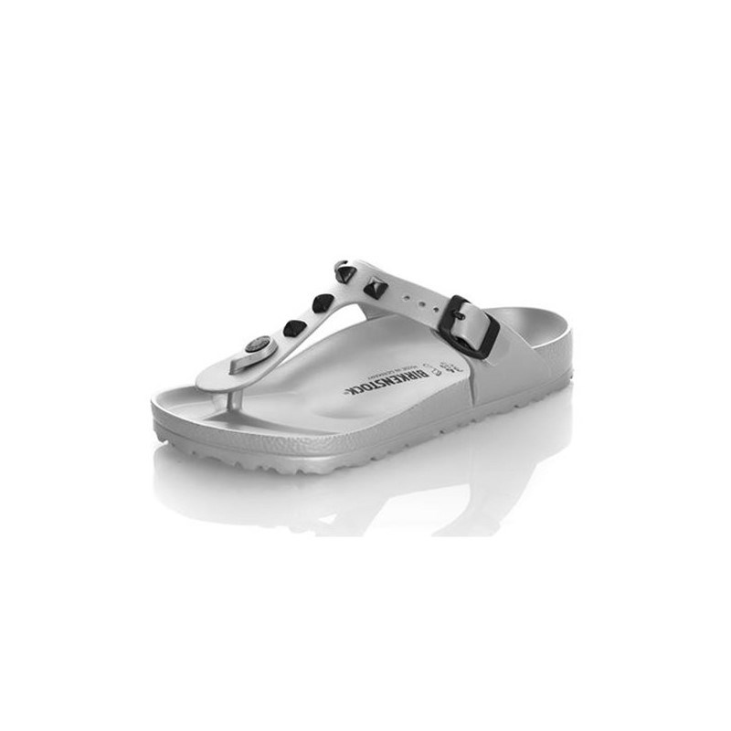 Birkenstock Kadın Sandalet 1007069 Studded Sılver