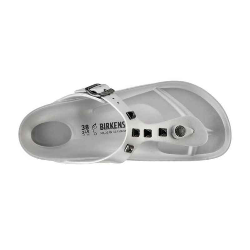 Birkenstock Kadın Sandalet 1007069 Studded Sılver