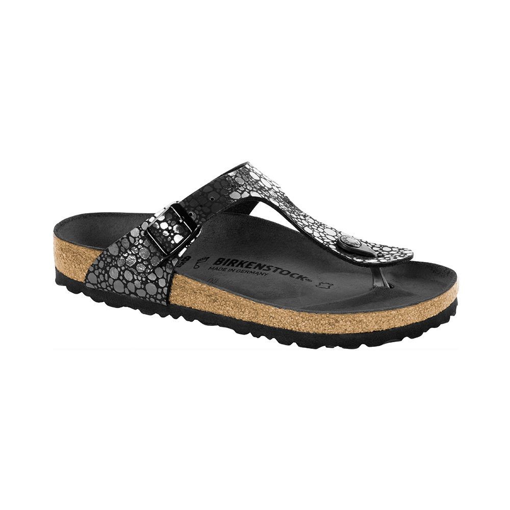 Birkenstock Kadın Terlik 1008865 Metallıc Stones Black