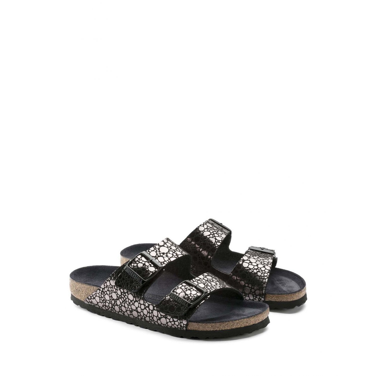 Birkenstock Kadın Terlik 1008872 Metallıc Stones Black