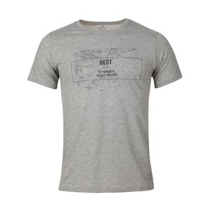 Lumberjack Erkek T-Shirt 101015397 Gri Melanj