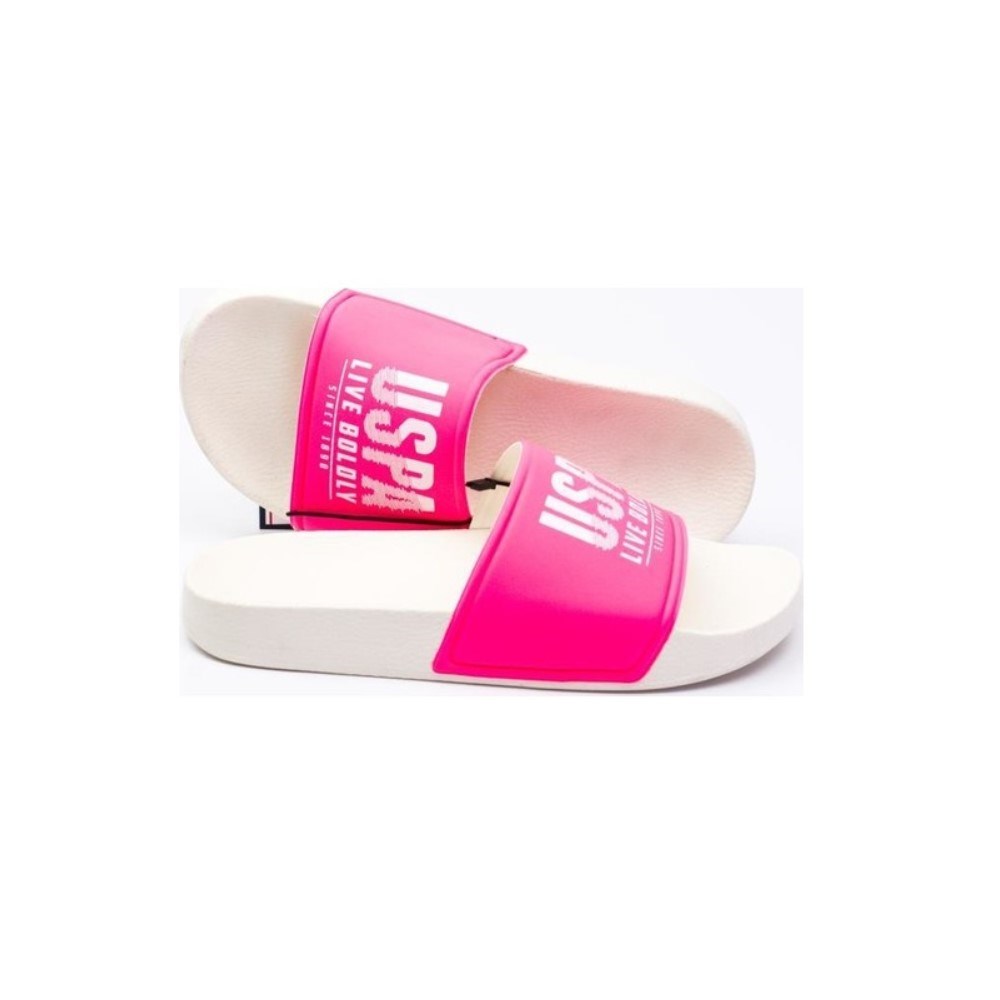 U.S Polo Kadın Terlik 101016771 Neon Fusya/Beyaz
