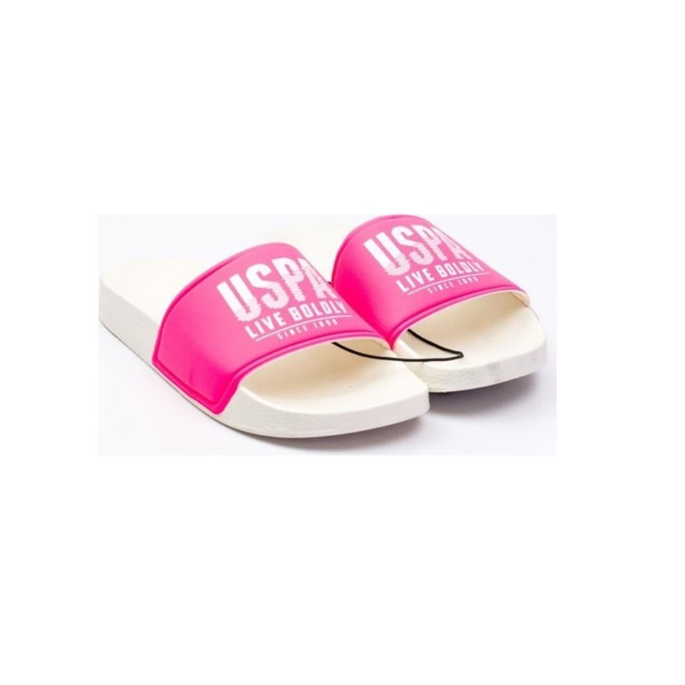 U.S Polo Kadın Terlik 101016771 Neon Fusya/Beyaz