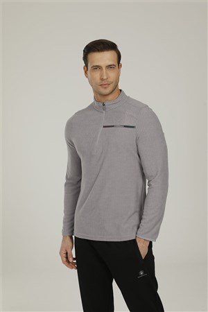 Lumberjack Erkek S-Shirt 101044853 Gri Melanj