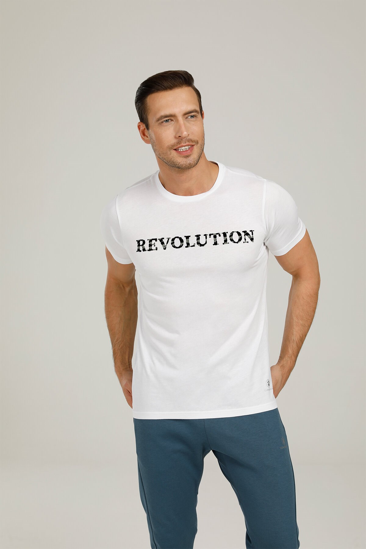 Lumberjack Erkek T-Shirt 101060151 Beyaz