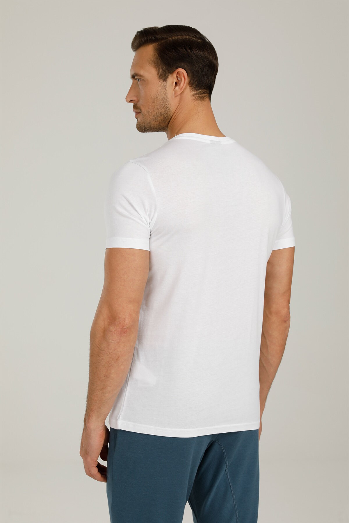 Lumberjack Erkek T-Shirt 101060151 Beyaz