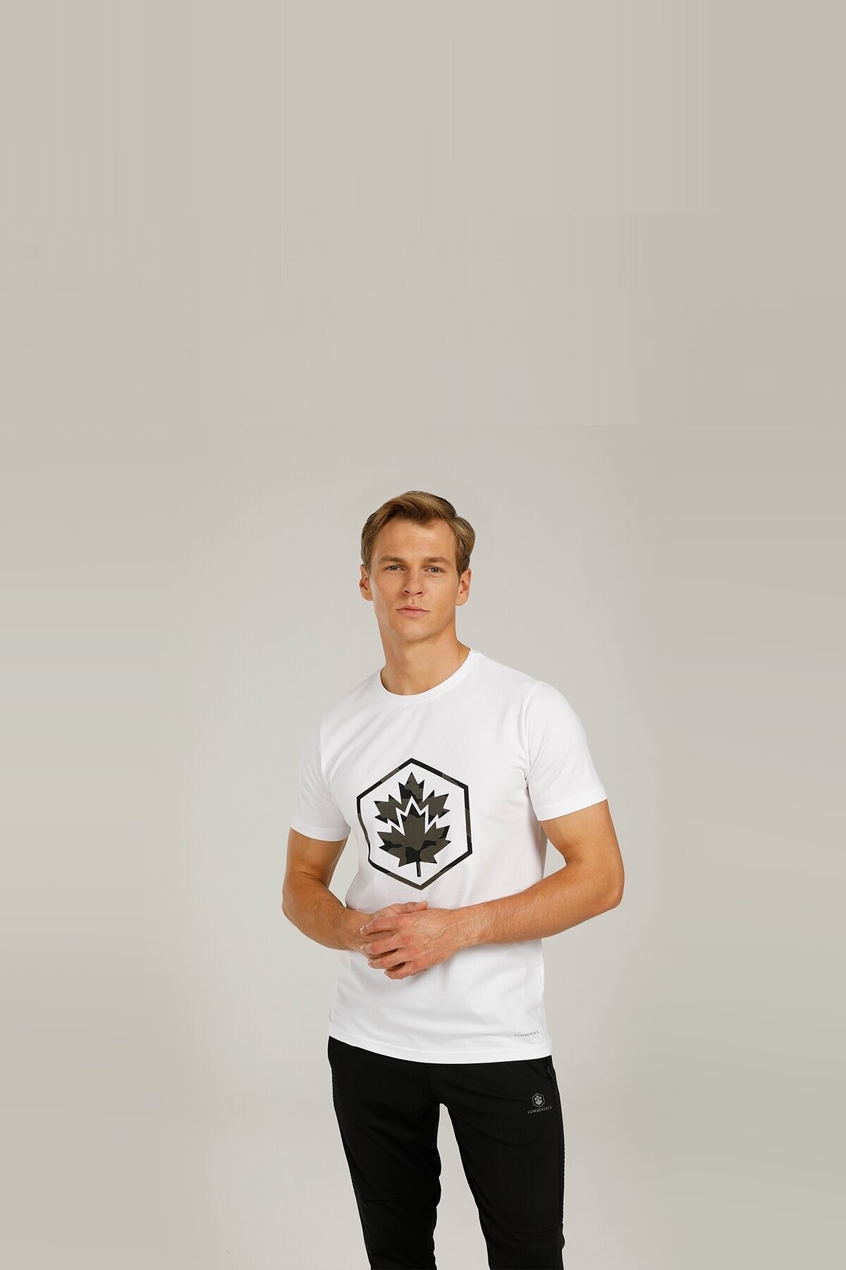 Lumberjack Erkek T-Shirt 101060257 Beyaz