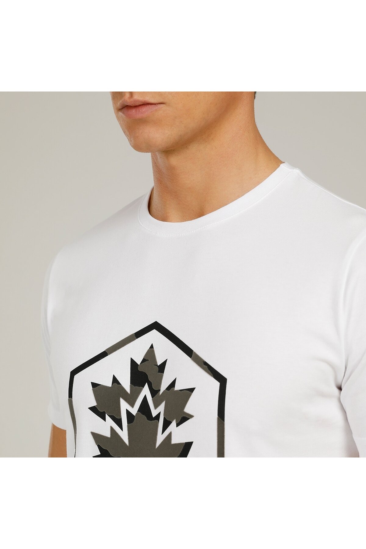 Lumberjack Erkek T-Shirt 101060257 Beyaz