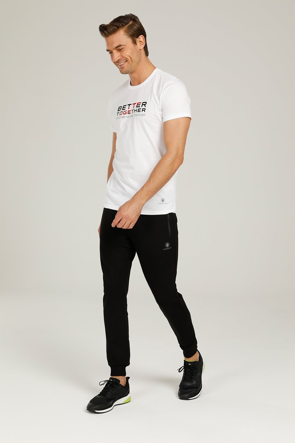 Lumberjack Erkek T-Shirt 101060303 Beyaz