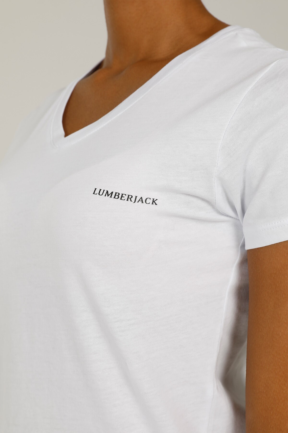 Lumberjack Erkek T-Shirt 101087034 Beyaz