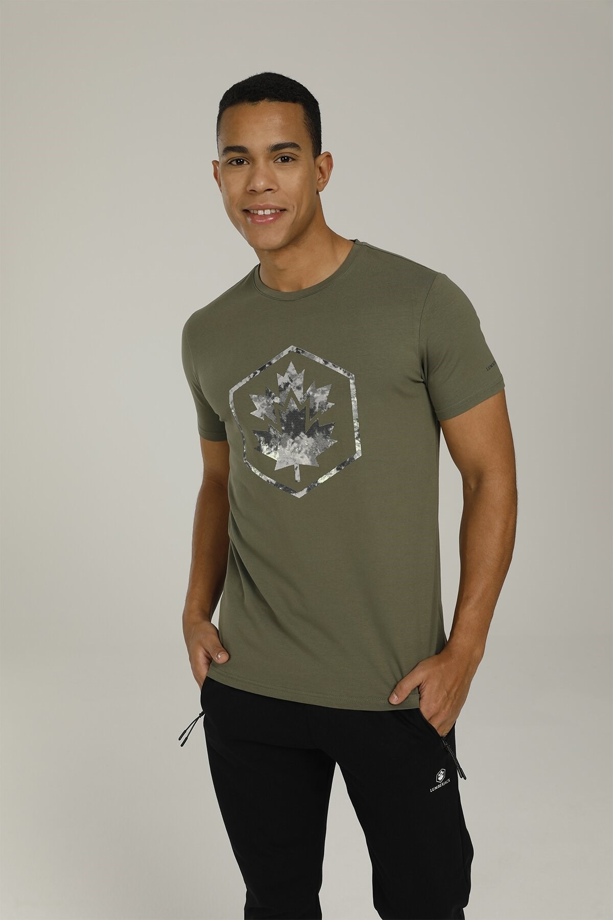 Lumberjack Erkek T-Shirt 101093304 Haki