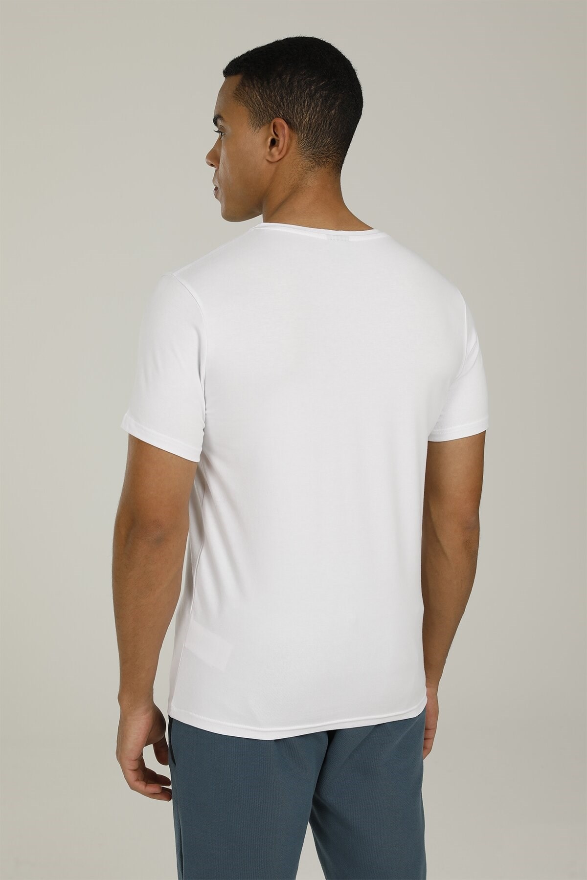 Lumberjack Erkek T-Shirt 101093318 Beyaz