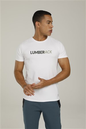 Lumberjack Erkek T-Shirt 101093318 Beyaz