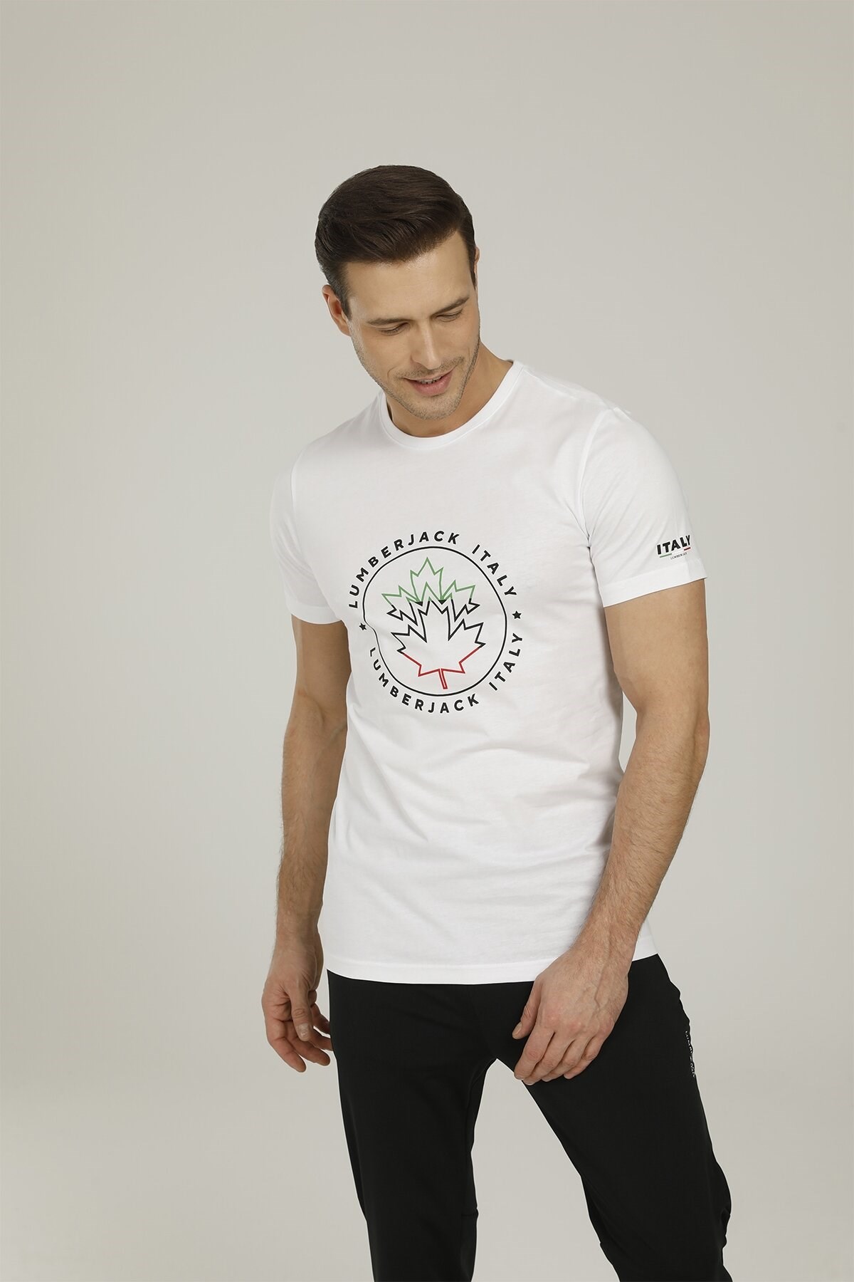 Lumberjack Erkek T-Shirt 101093354 Beyaz