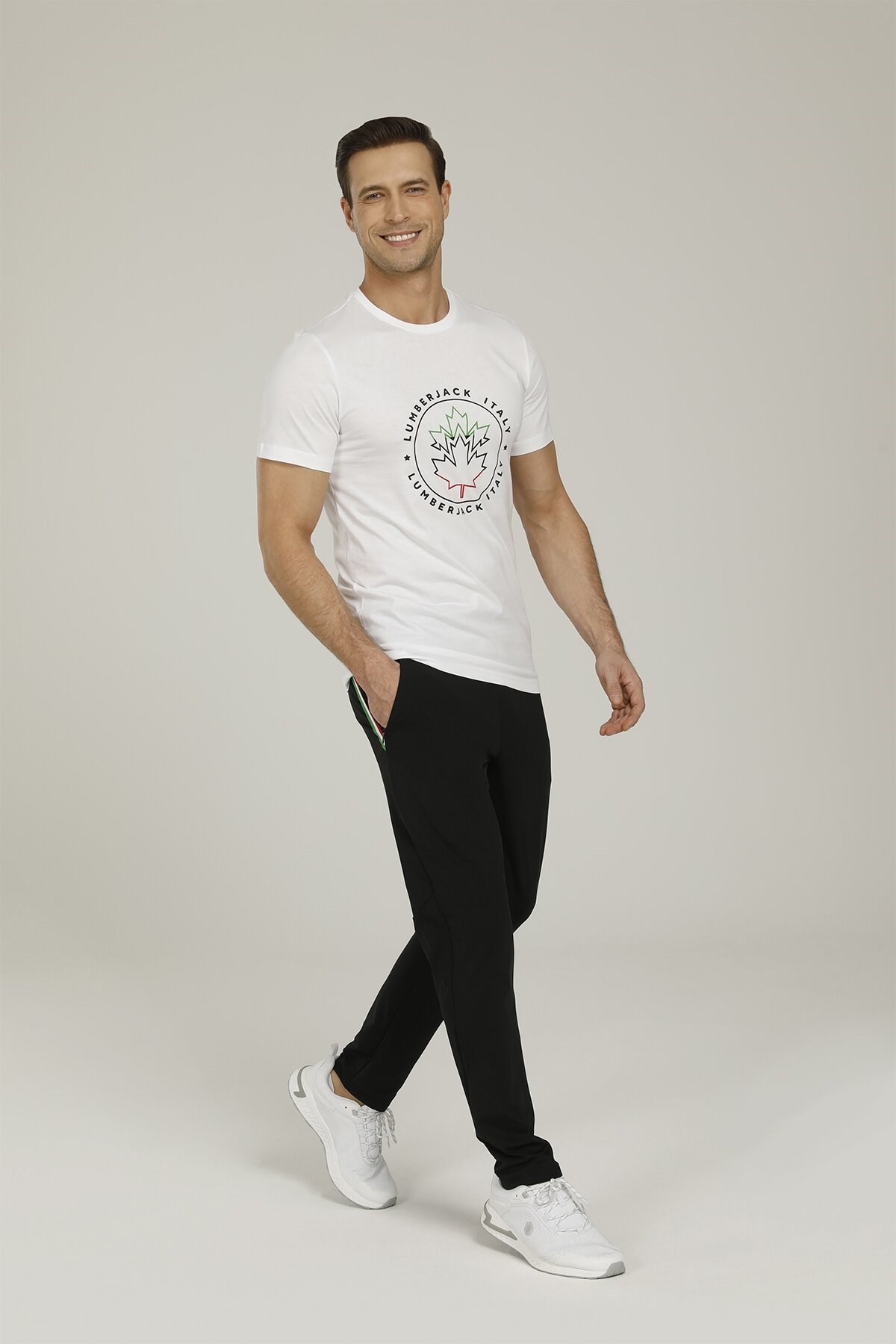 Lumberjack Erkek T-Shirt 101093354 Beyaz