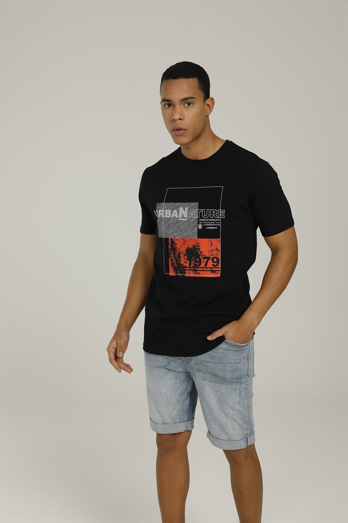 Lumberjack Erkek T-Shirt 101093426 Sıyah