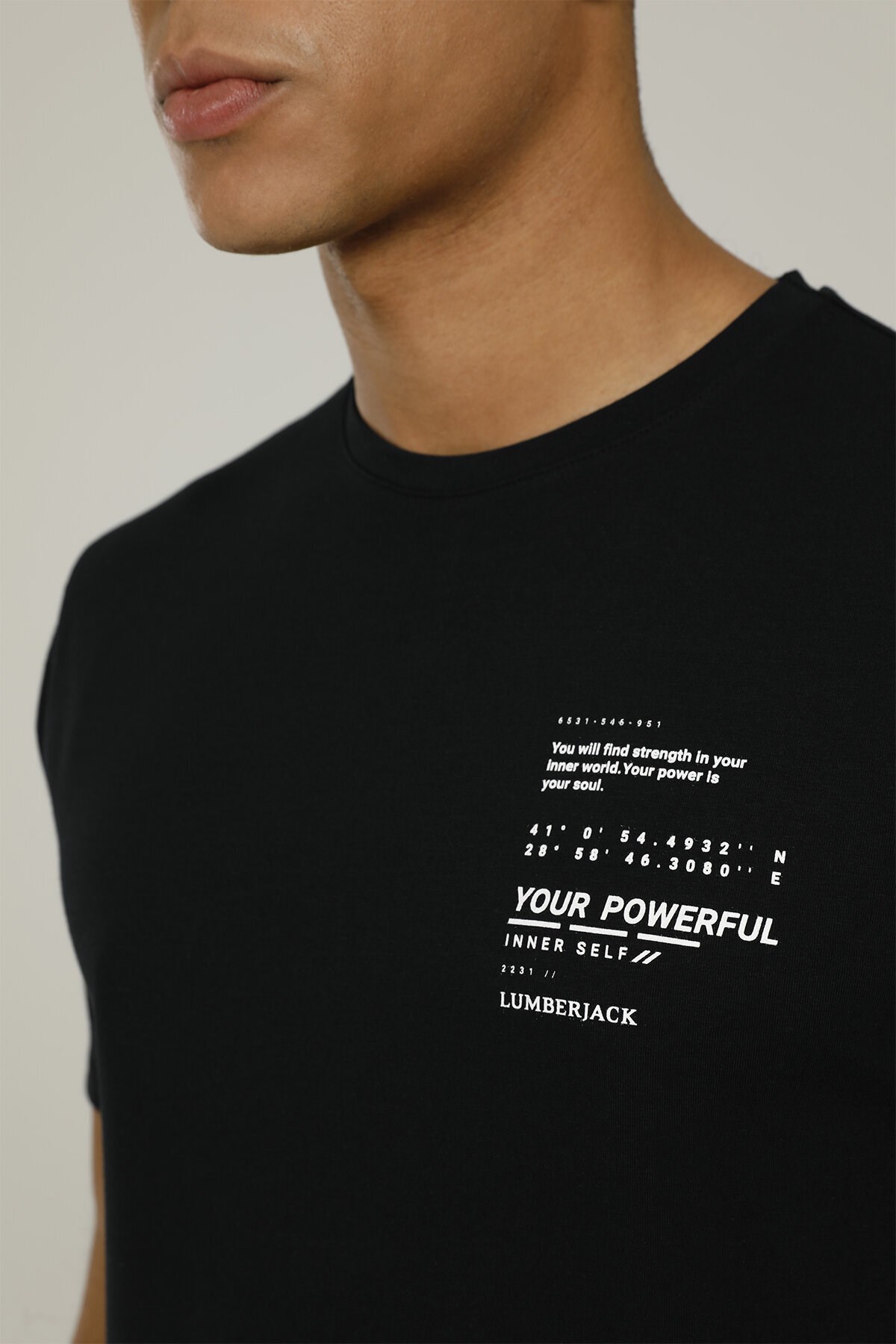 Lumberjack Erkek T-Shirt 101093864 Sıyah