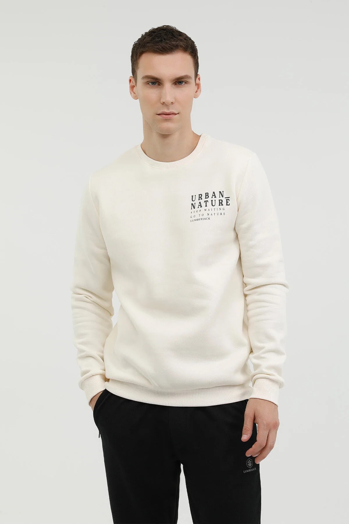 Lumberjack Erkek S-Shirt 101179491 Ekru