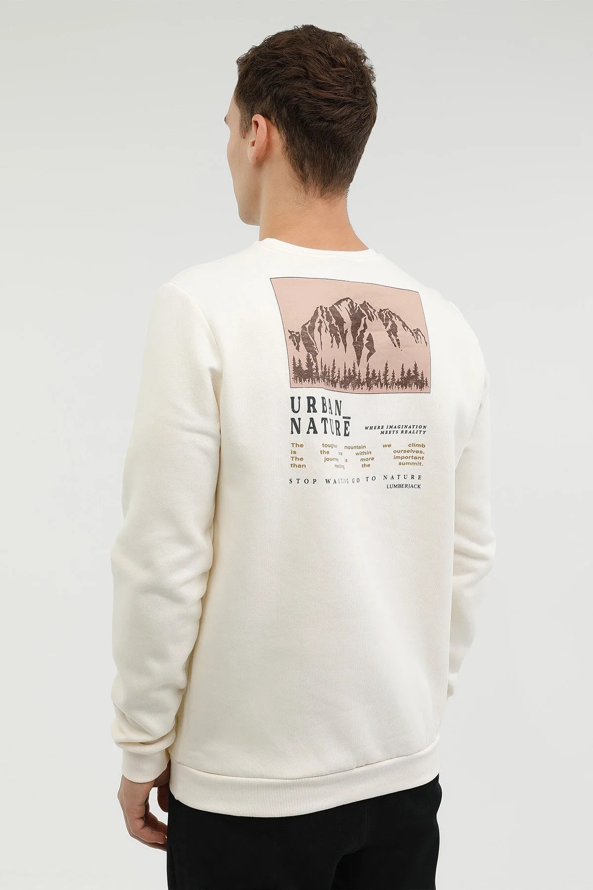 Lumberjack Erkek S-Shirt 101179491 Ekru