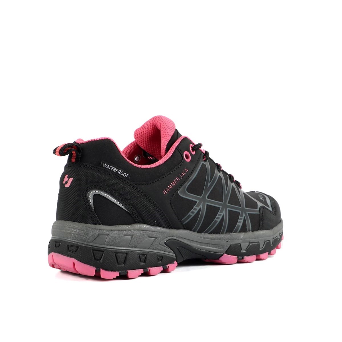 Hammer Jack Kadın Ayakkabı 101 20107-G Sıyah-Pembe