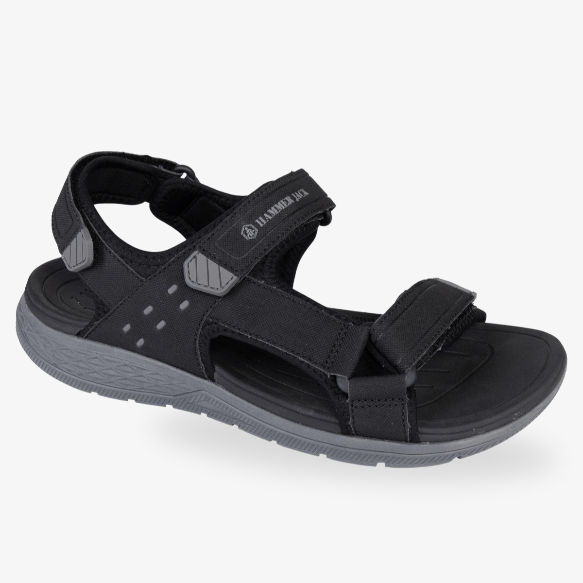 Hammer Jack Erkek Sandalet 101 24815-M Black // Deri-Tekstil