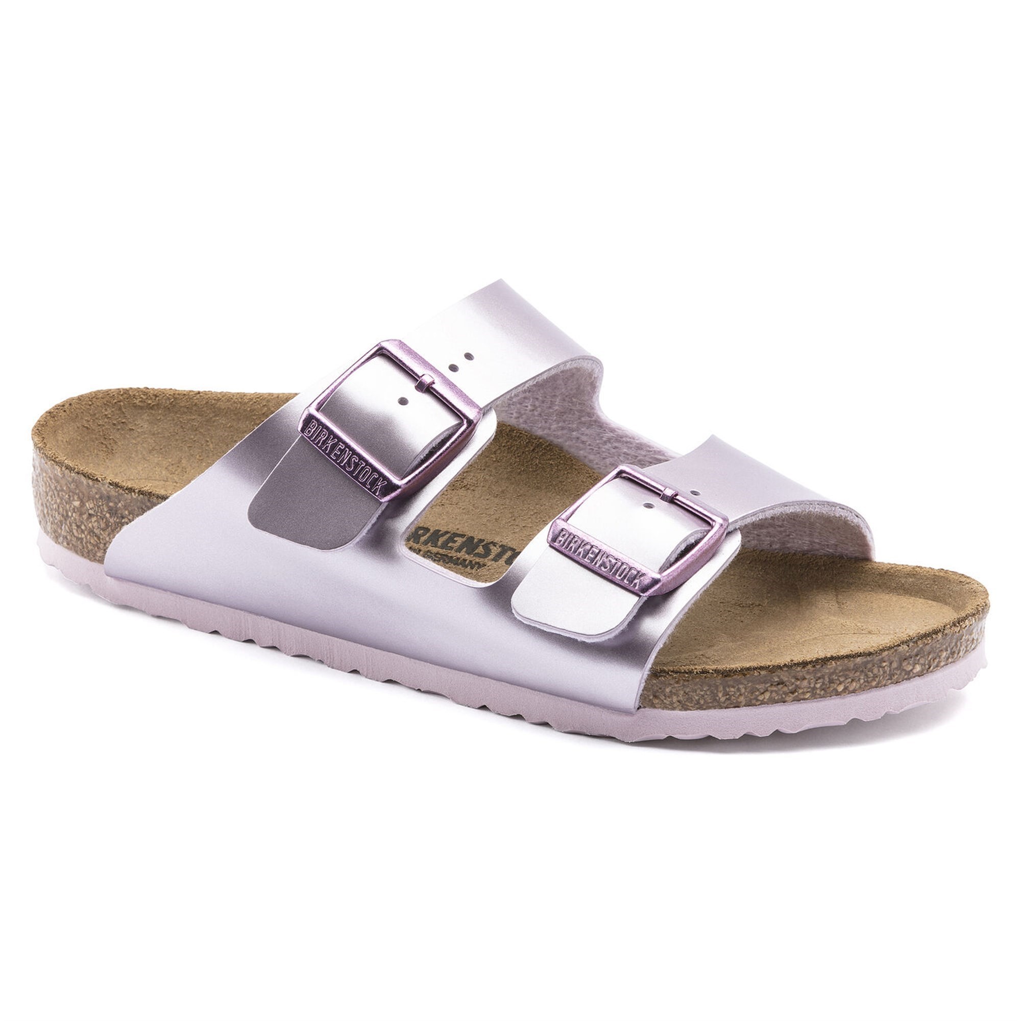 Birkenstock Kadın Terlik 1012510 Electrıc Metallıc Lılac