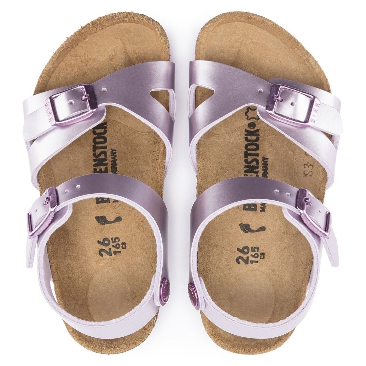 Birkenstock Terlik 1012522 Electrıc Metallıc Lılac