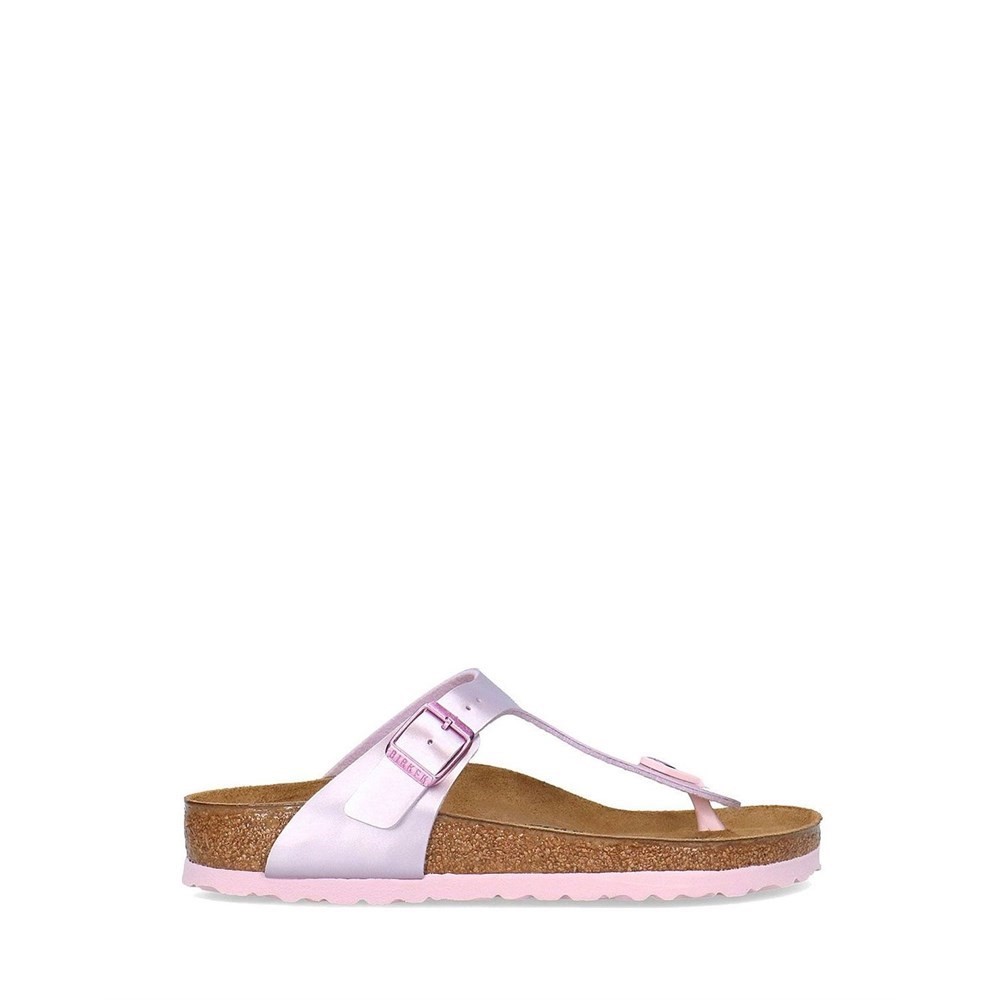Birkenstock Kadın Terlik 1012527 Electrıc Metallıc Lılac