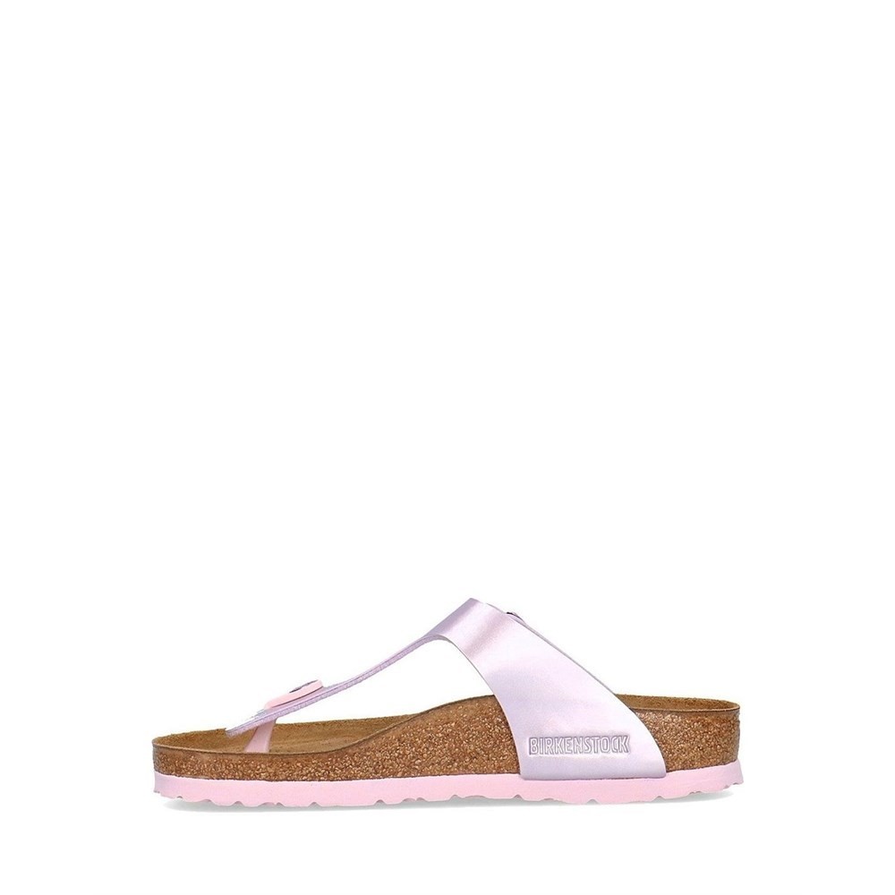 Birkenstock Kadın Terlik 1012527 Electrıc Metallıc Lılac